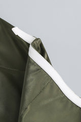 Irregular Neck Seam Corset Strapless High Slit Satin Evening Gown Slim Maxi Dresses